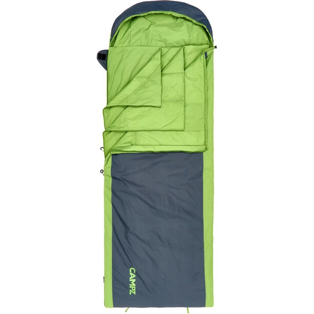 CAMPZ Surfer 3in1 Sleeping Bag anthracite/green 2 CAMPZ Surfer 3in1 Sleeping Bag anthracite/green - Image 2