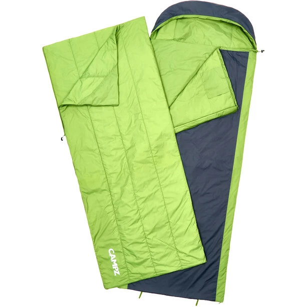 CAMPZ Surfer 3in1 Sleeping Bag anthracite/green 6 CAMPZ Surfer 3in1 Sleeping Bag anthracite/green - Image 6