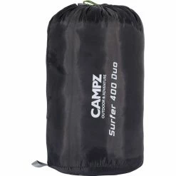 CAMPZ Surfer 400 Sleeping Bag Duo anthracite/green 9 CAMPZ Surfer 400 Sleeping Bag Duo anthracite/green -0° Sleeping Bags Sales campz surfer 400 duo schlafsack anthrazit gruen 5