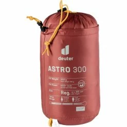 Deuter Astro 300 Sleeping Bag redwood/curry -0° Sleeping Bags Sales deuter astro 300 sleeping bag redwood curry 4