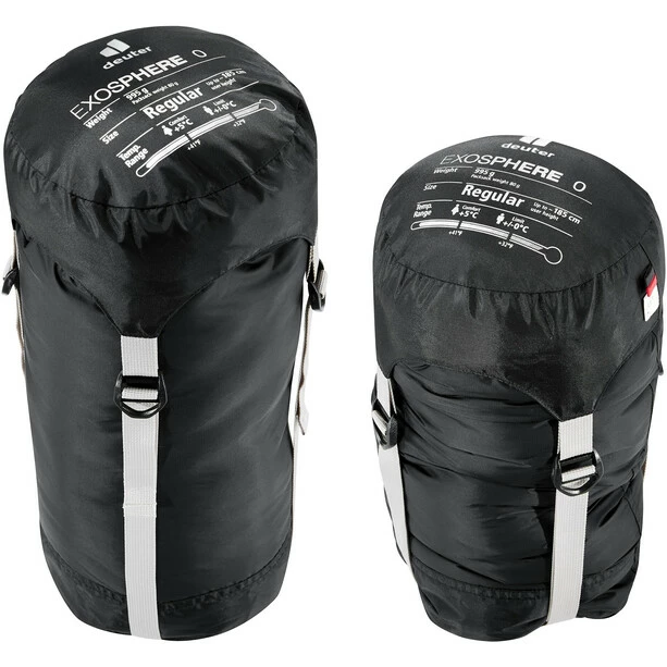Deuter Exosphere 0° Sleeping Bag Long black/fire 4 Deuter Exosphere 0° Sleeping Bag Long black/fire - Image 4