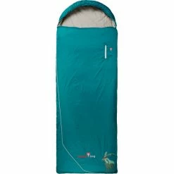 Grüezi-Bag Biopod Wool Goas Comfort Sleeping Bag dark petrol