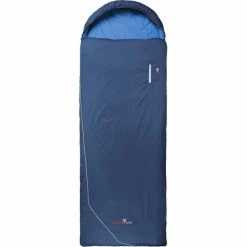 Grüezi-Bag Biopod Wool Goas Cotton Comfort Sleeping Bag night blue