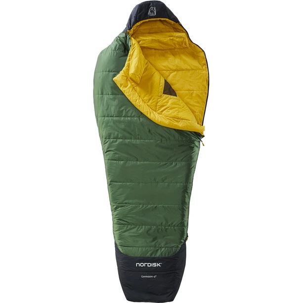 Nordisk Gormsson -2° Mummy Sleeping Bag L artichoke green/mustard yellow/black 2 Nordisk Gormsson -2° Mummy Sleeping Bag L artichoke green/mustard yellow/black - Image 2