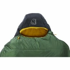 Nordisk Gormsson +4° Curve Sleeping Bag XL artichoke green/mustard yellow/black -0° Sleeping Bags Sales nordisk gormsson 4 curve sleeping bag xl artichoke green mustard yellow black 4