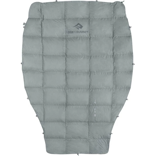Sea to Summit Cinder Cd1 Integrated Down Quilt Long pale grey/dark grey 3 Sea to Summit Cinder Cd1 Integrated Down Quilt Long pale grey/dark grey - Image 3
