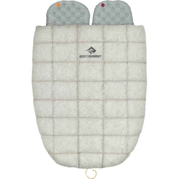 Sea to Summit Ember EbI Sleeping Bag Double light grey/yellow 2 Sea to Summit Ember EbI Sleeping Bag Double light grey/yellow - Image 2
