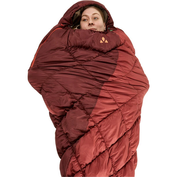 VAUDE Meglis 300 SYN Sleeping Bag dark cherry 4 VAUDE Meglis 300 SYN Sleeping Bag dark cherry - Image 4