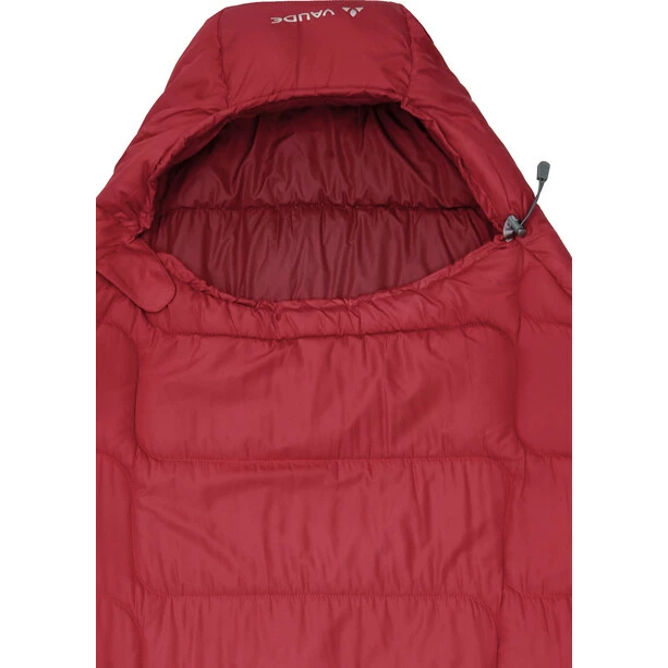 VAUDE Sioux 400 Syn Sleeping Bag dark indian red 4 VAUDE Sioux 400 Syn Sleeping Bag dark indian red - Image 4